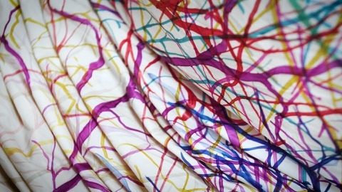 Artist Andrew Carnie experimenting with meteorological balloons illustrated with brain cells 1