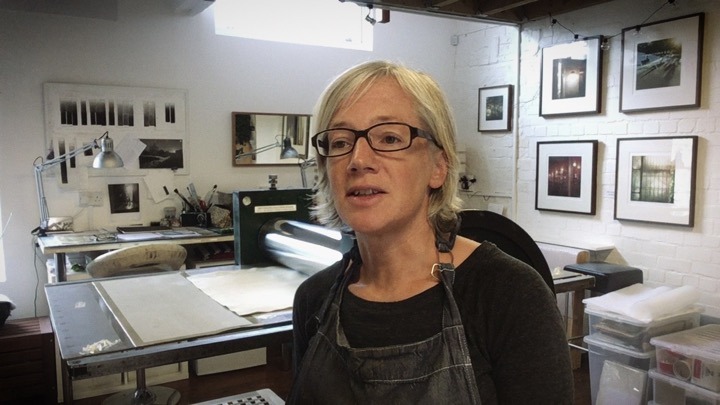 Editing remotely shot footage of printmaker Anja Percival for @NorthernPrint 1